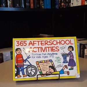 365 Afterschool Activities Book by - Yellow Cover